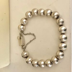 Sterling Silver Beaded Ball Bracelet